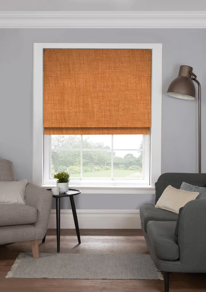 prima terracotta made to measure roman blinds